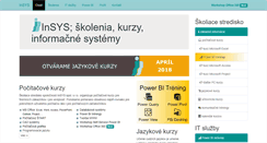 Desktop Screenshot of insys.sk
